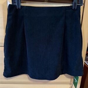 Halara Black Corduroy Skort NWT